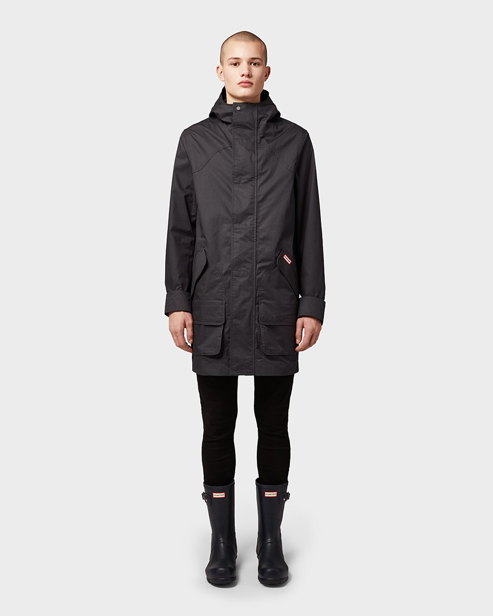 Hunter Kısa Yağmur Çizmesi Erkek Lacivert - Original - Türkiye AF7062381